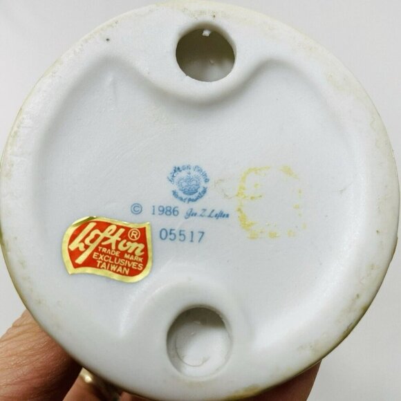 Vintage Lefton Clown Bozo Figurine Violin Musician Music Halloween Circus 05517 - Picture 12 of 12